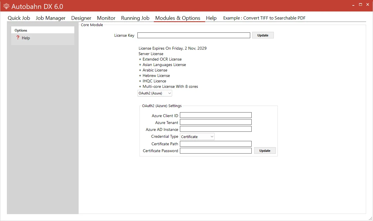 Configure Email Settings for OAuth2