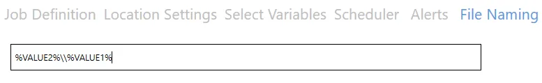 File Naming Textbox