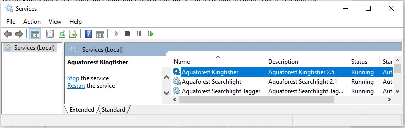 Services App Started