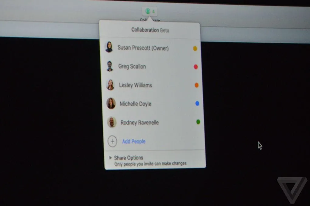 iWork Real-time collaboration