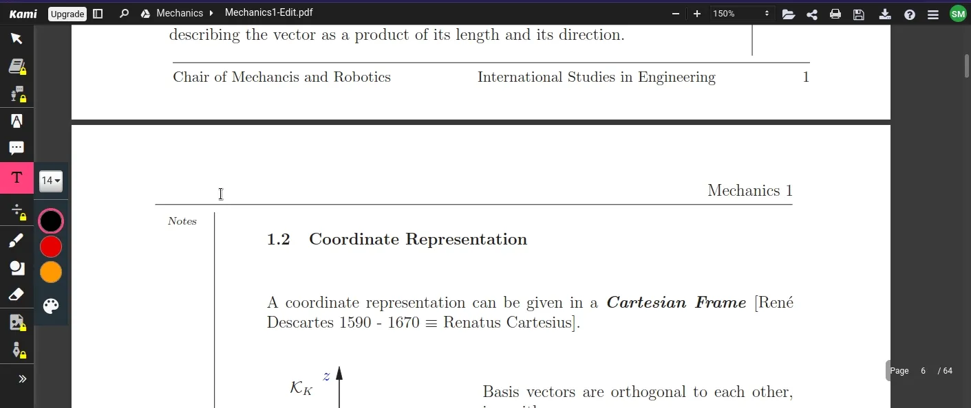 Adding annotations in a PDF viewer