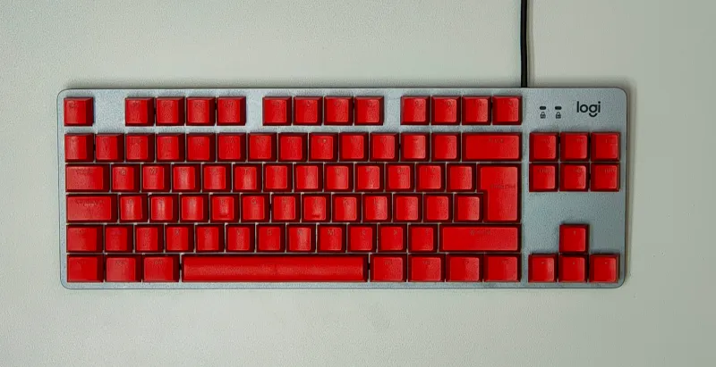 New red keycaps