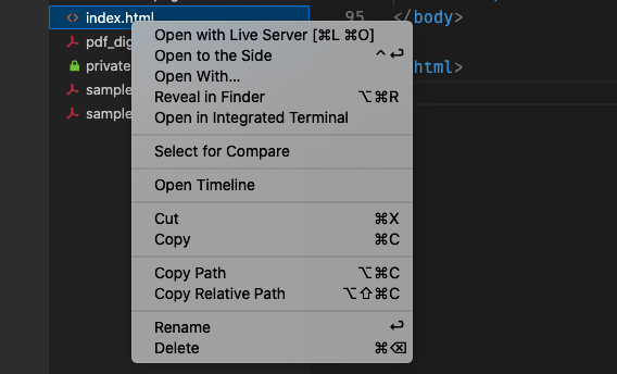 JavaScript Digital Signature PDF — Live Server