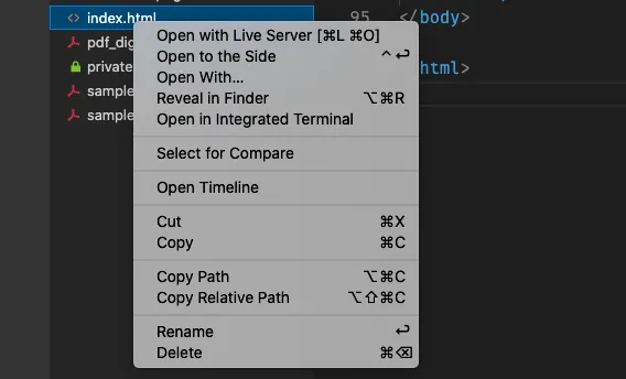 JavaScript Digital Signature PDF — Live Server