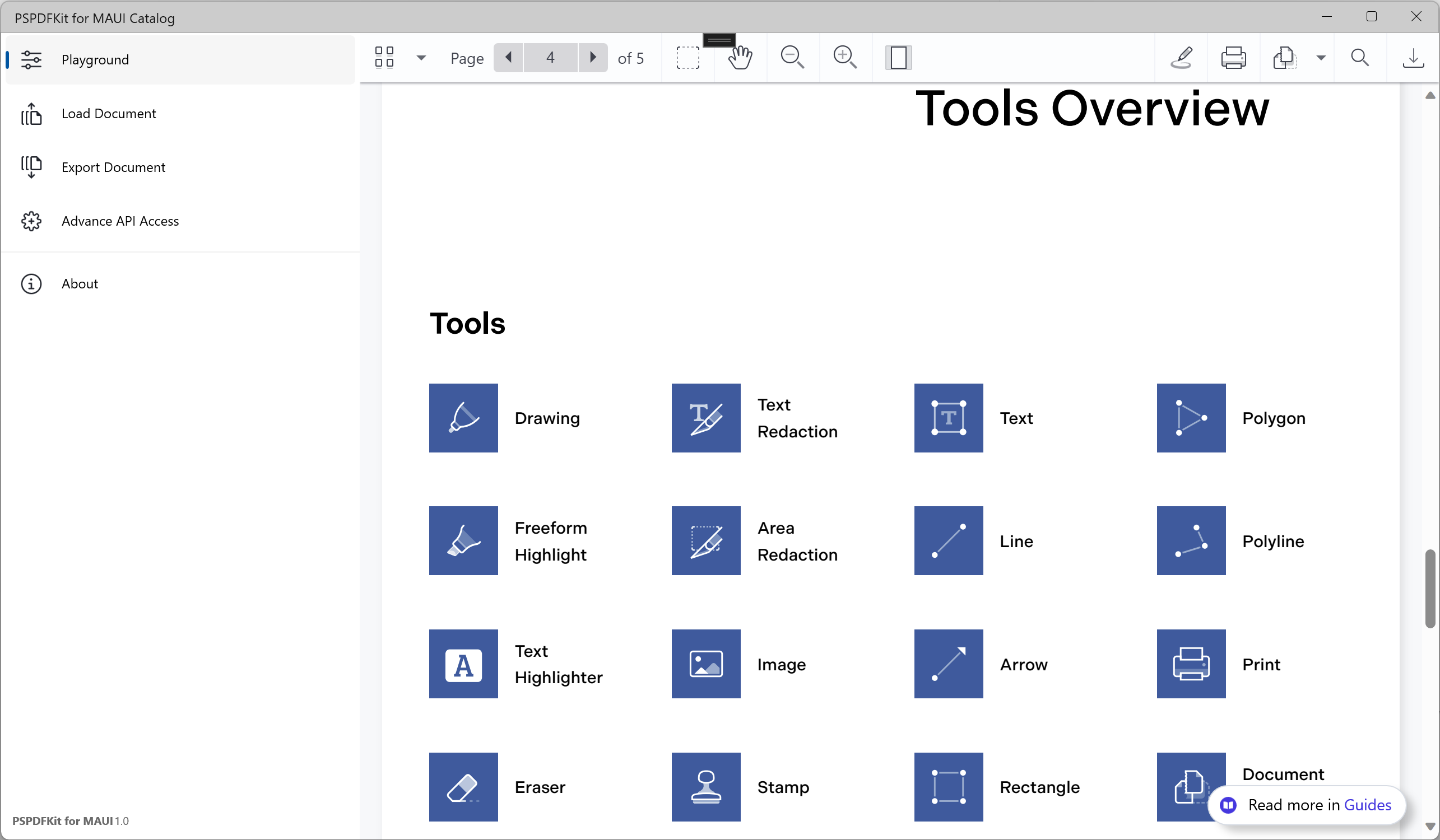 PSPDFKit for MAUI Catalog