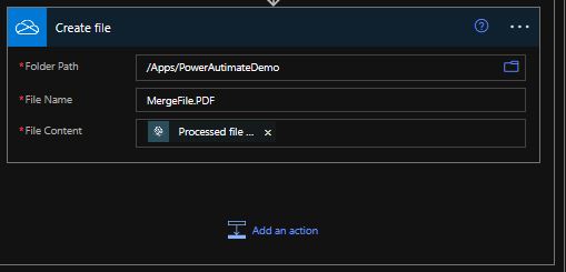 convert document action