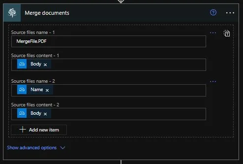 merge document