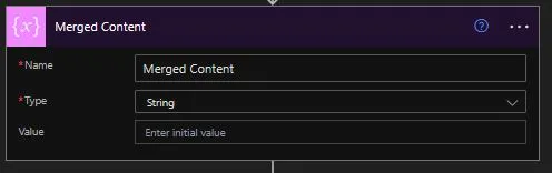 store merged contents