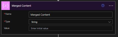 store merged contents