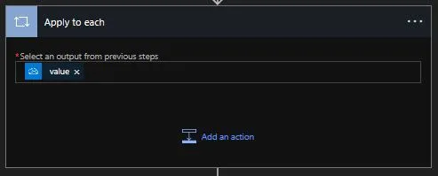 apply to each loop