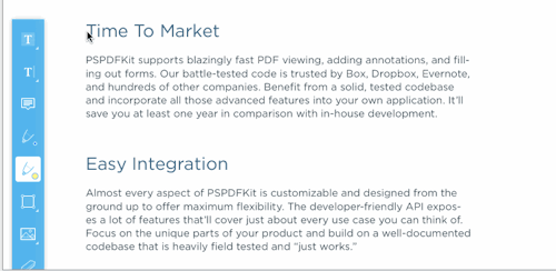 Multiple drawing styles