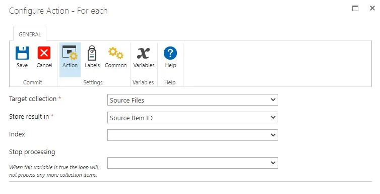 specify collection name