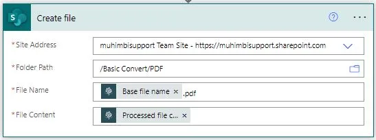 Create a file