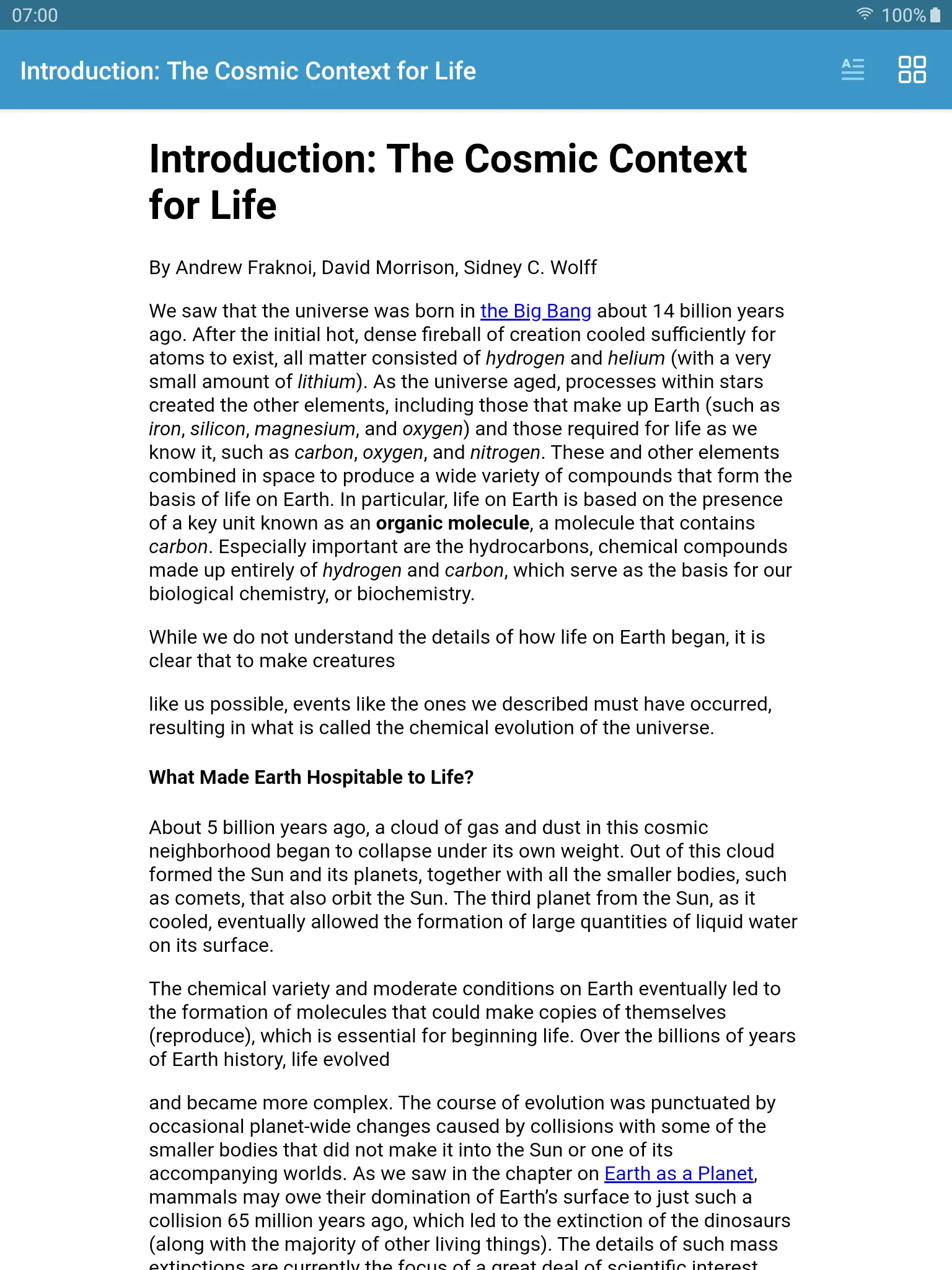 Reader View Reader view