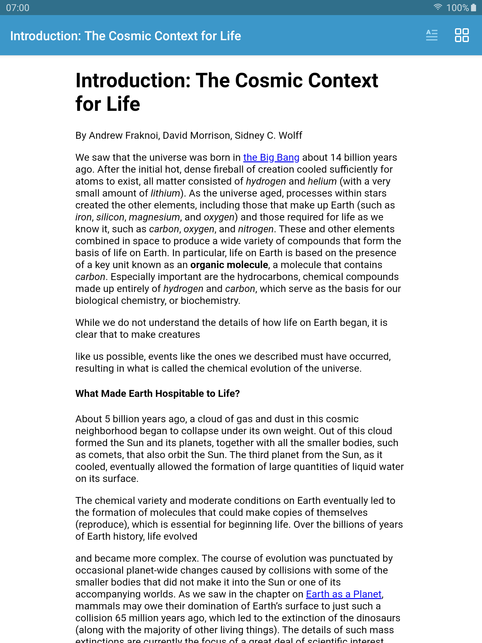 Reader View Reader view