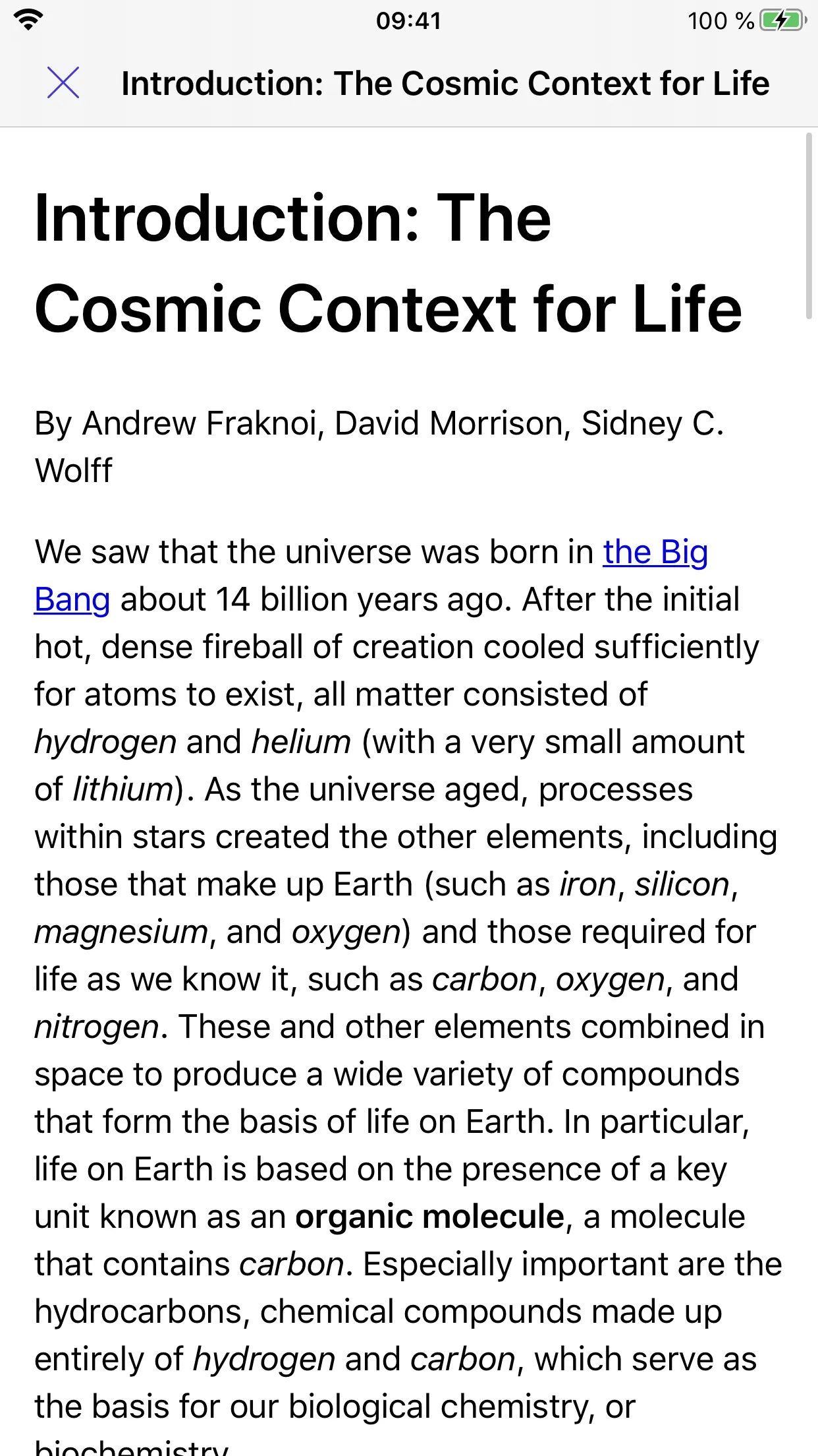 Reader View Reader view