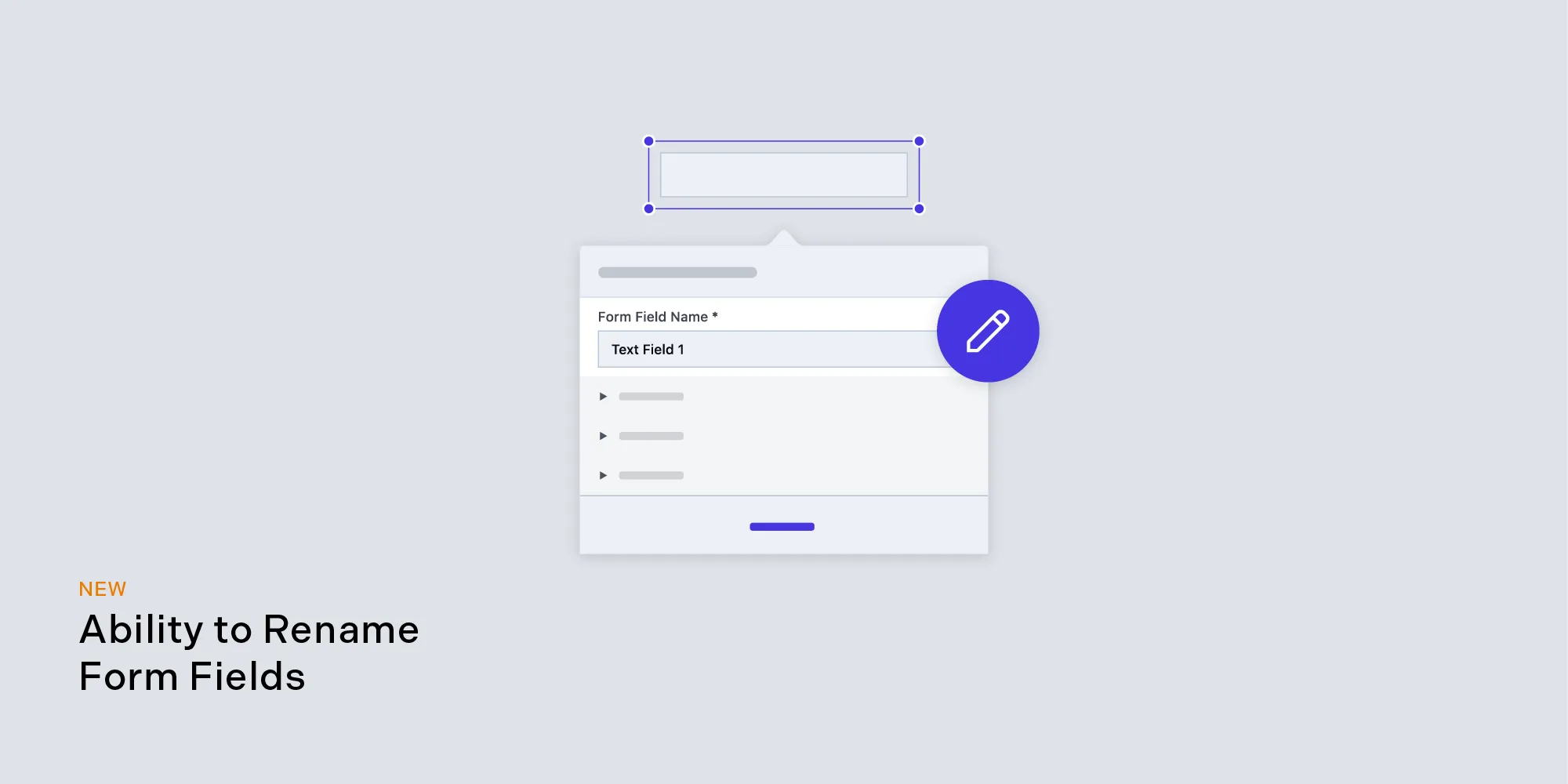 Form field renaming