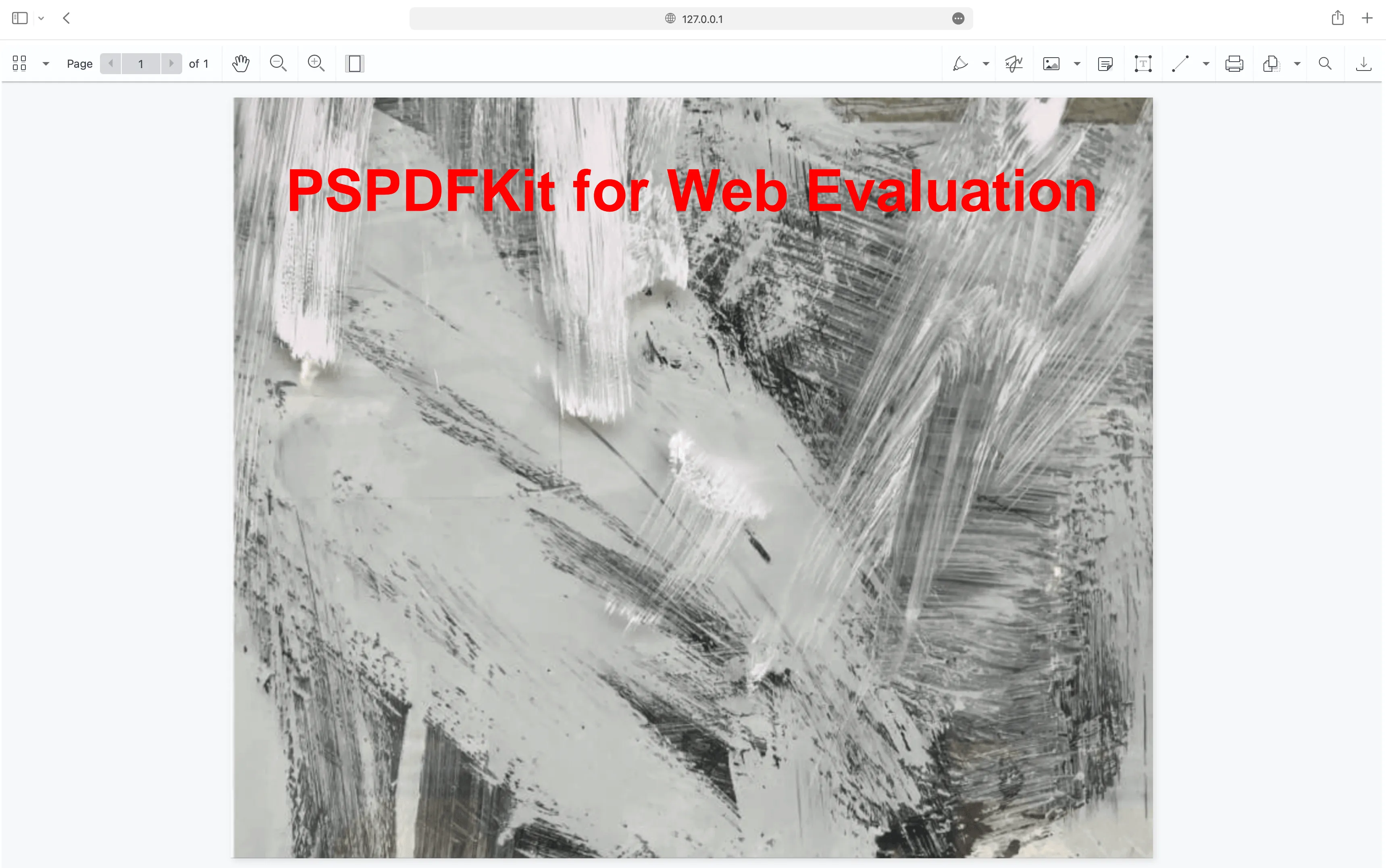 PHP image viewer displaying an image in the browser