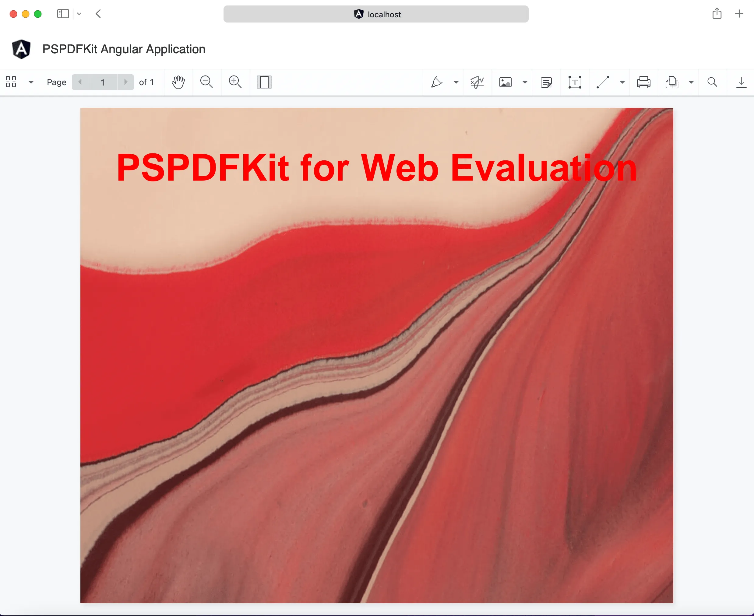 Resulting page