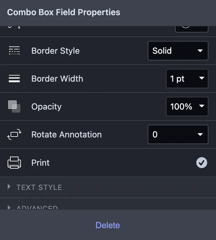 Widget rotation with Form Creator popover