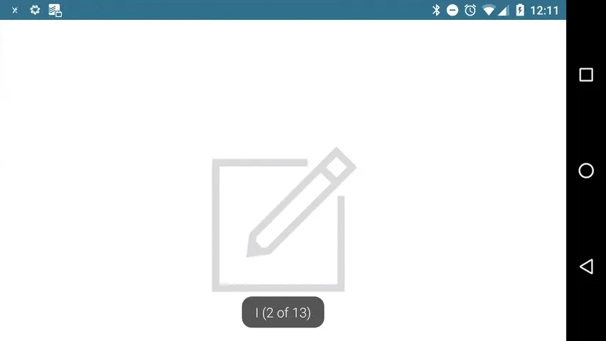 Screen reader in action