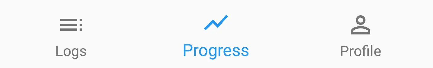 Initial bottom navigation