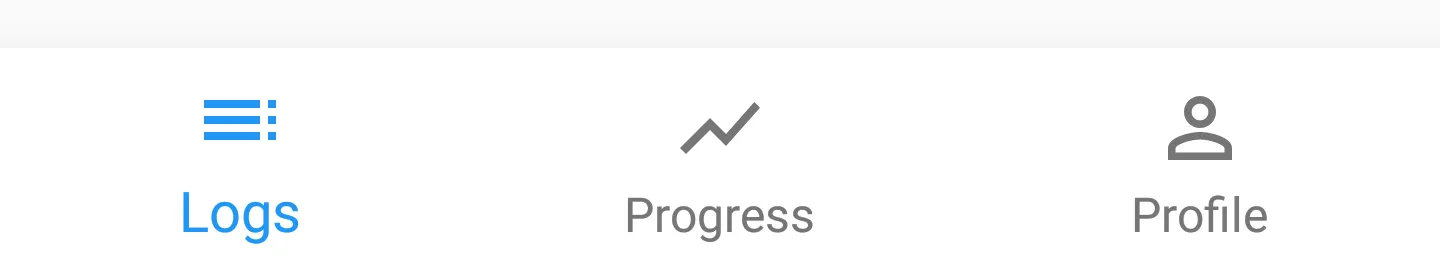 Bottom bar elevation