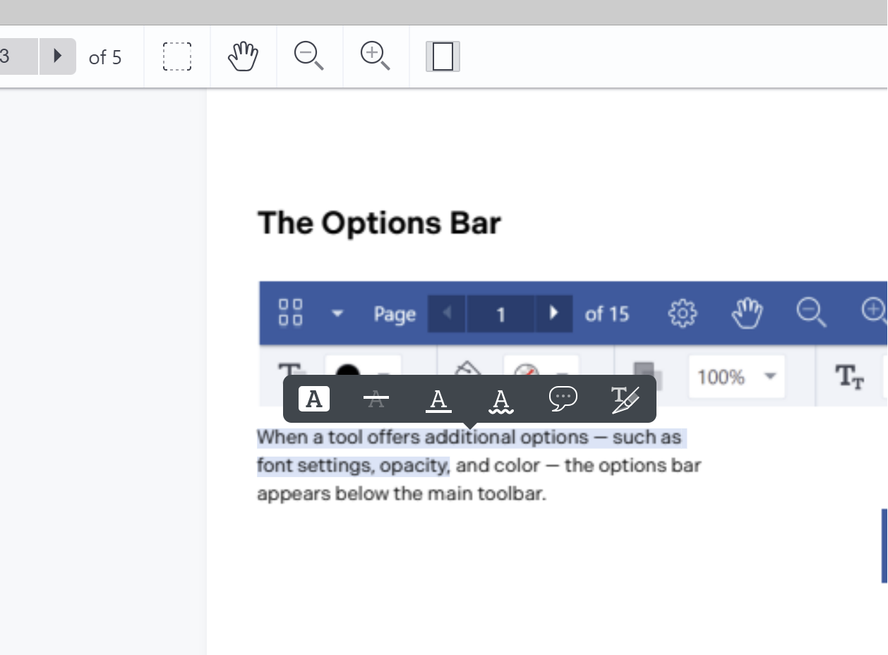 Select content to redact