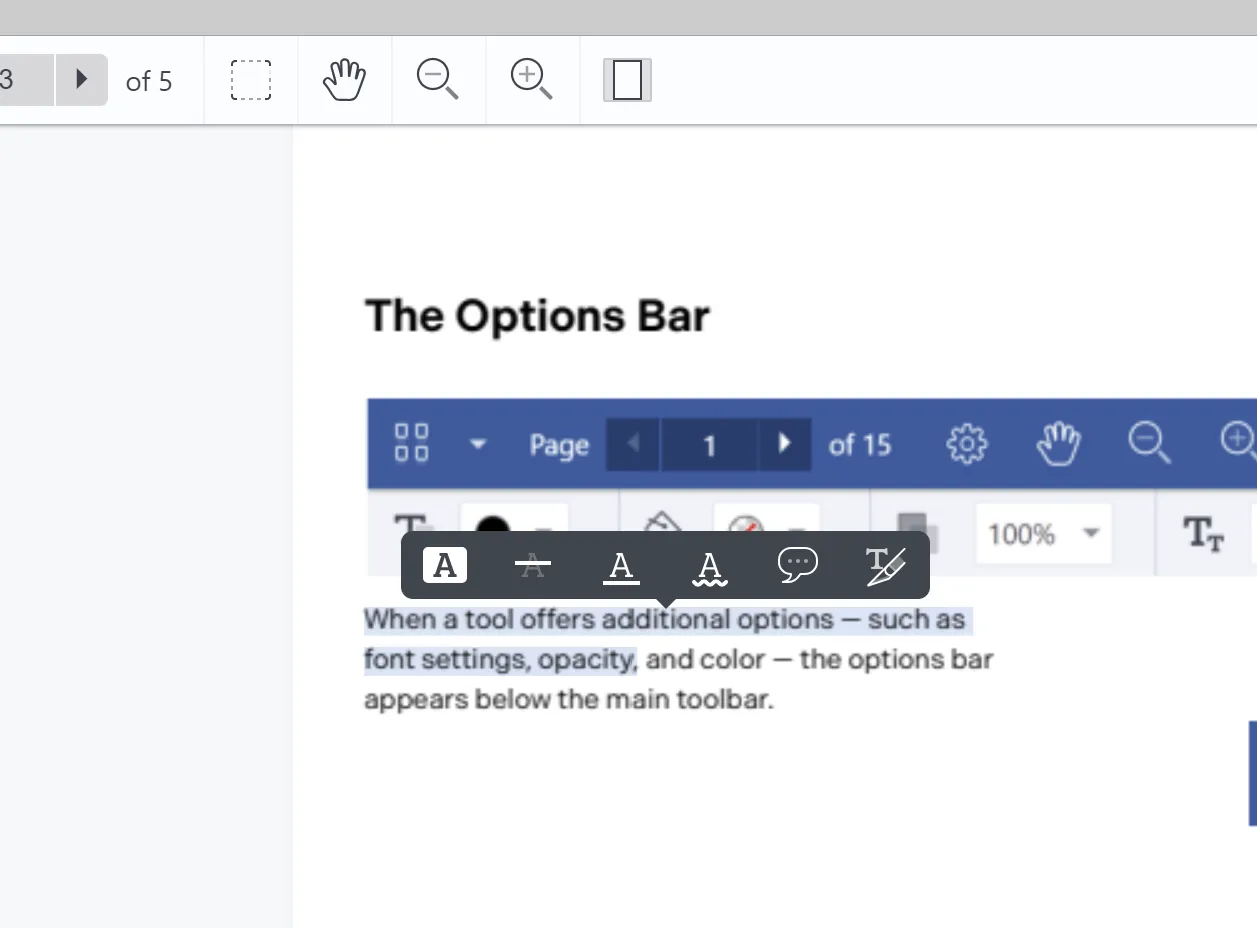 Select content to redact
