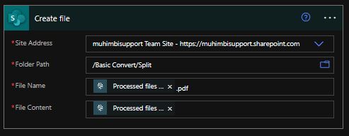 processed file content