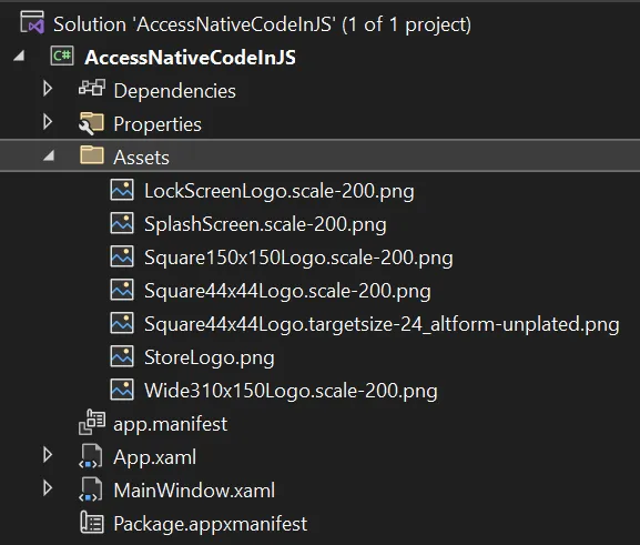 Project structure after step 4
