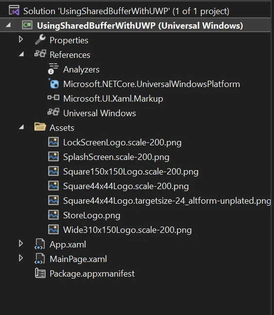 Initial project tree