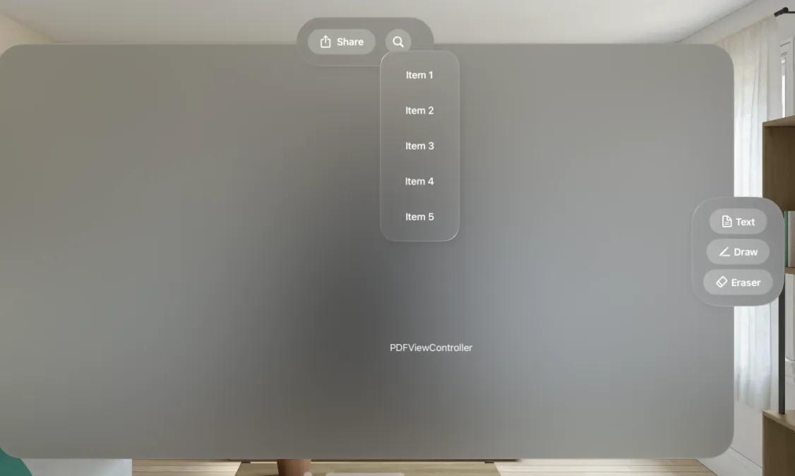 Displaying a SwiftUI popover on a visionOS ornament