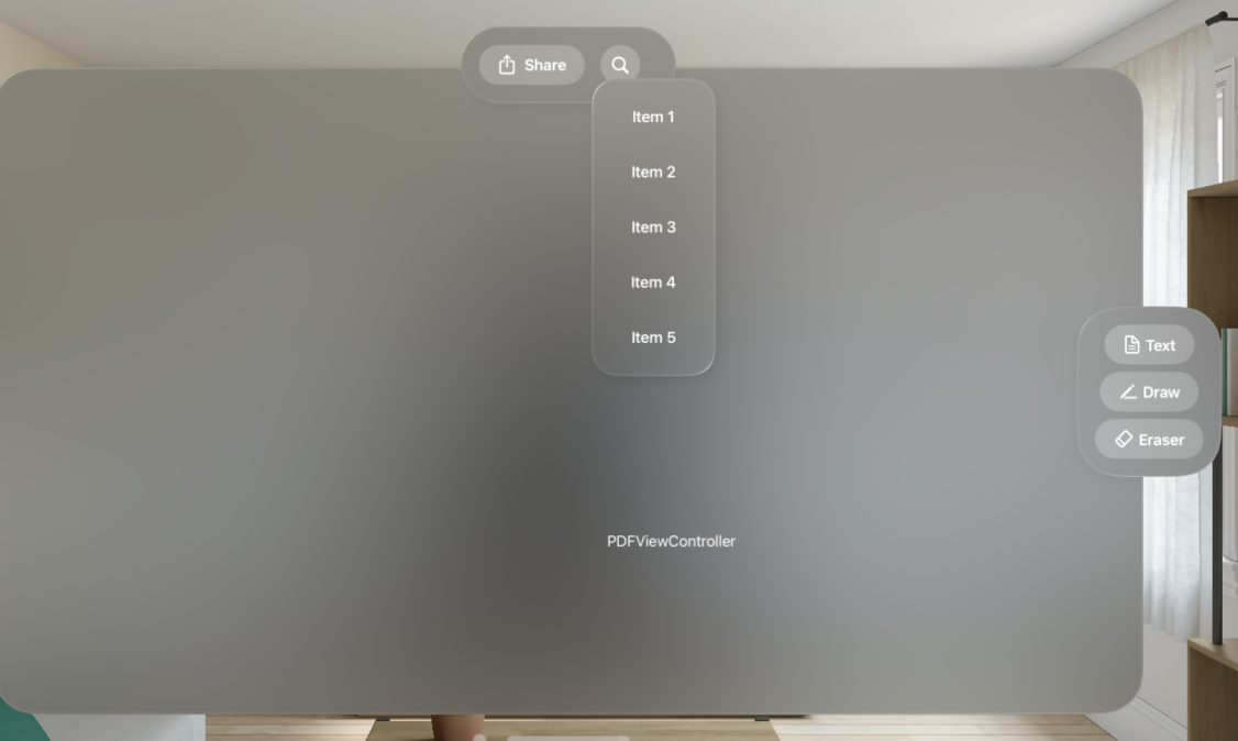 Displaying a SwiftUI popover on a visionOS ornament