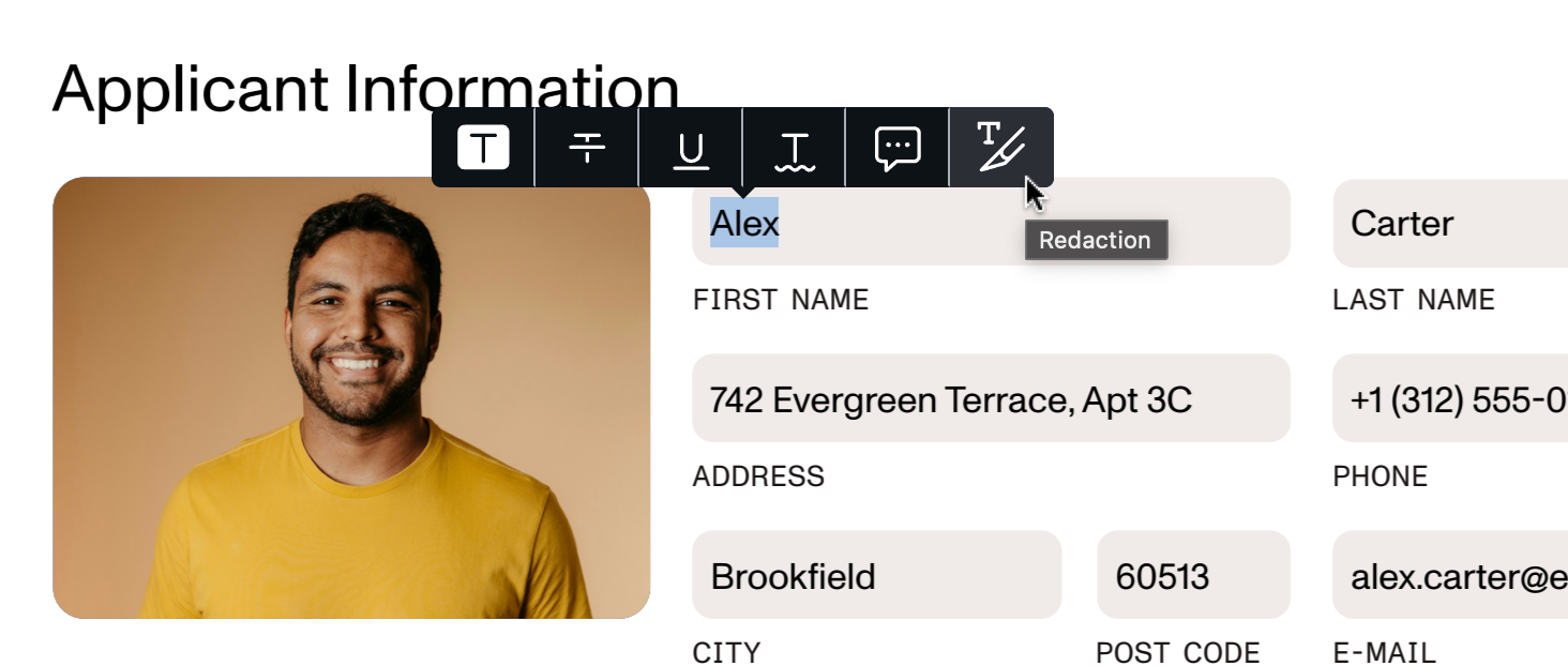 Text Selection Menu Text selection menu