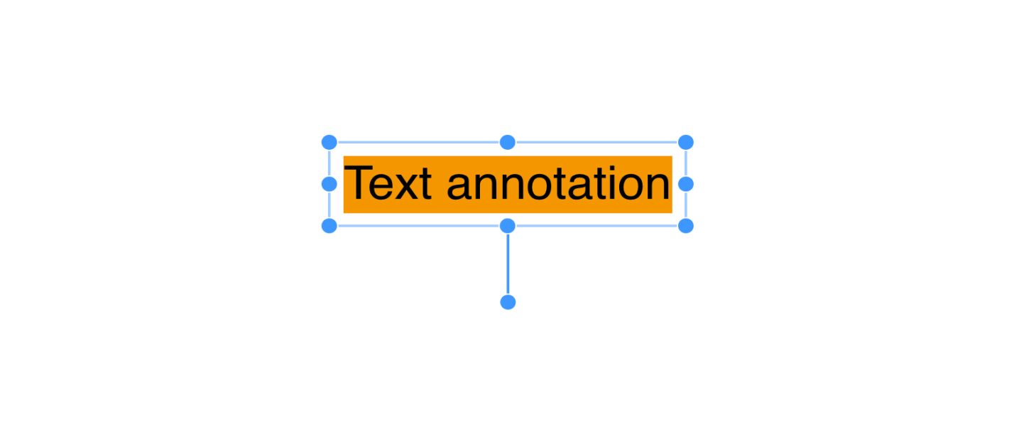 Text annotations