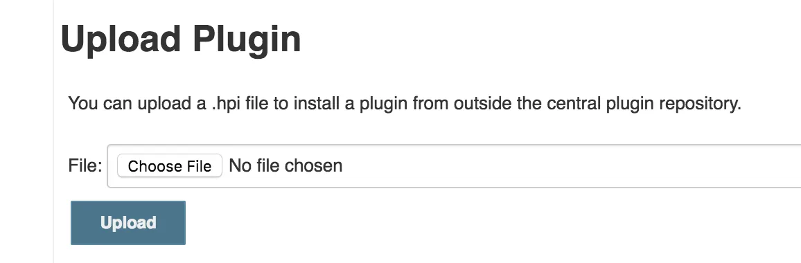 Upload Plugin