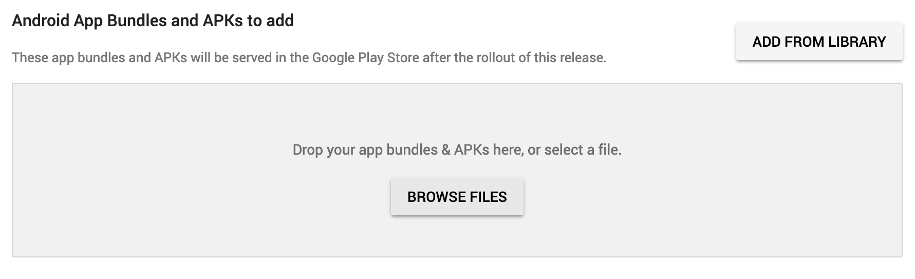 Uploading App Bundle