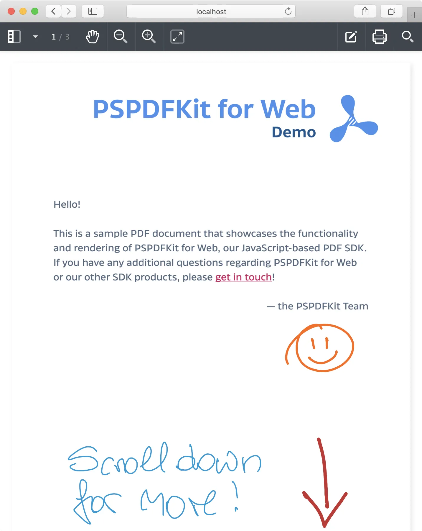 1st Iteration PDF Rendering