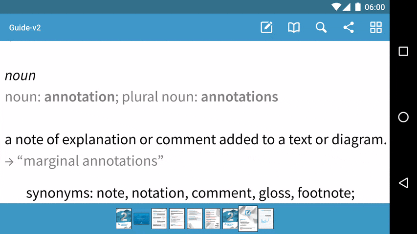 Highlights in PSPDFThumbnailGrid