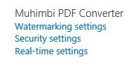 watermark settings