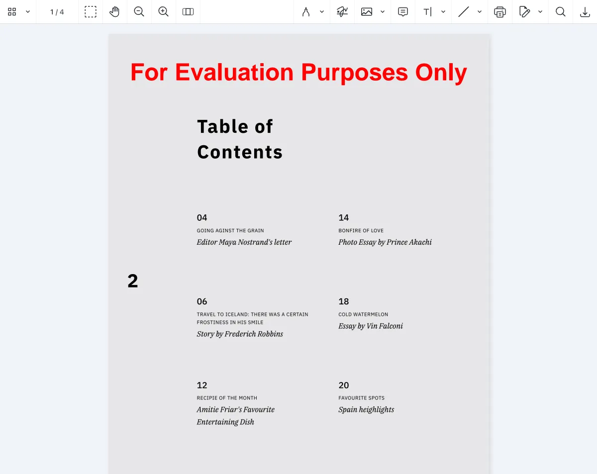 The custom nutrient-viewer element rendering a PDF with Nutrient Web SDK
