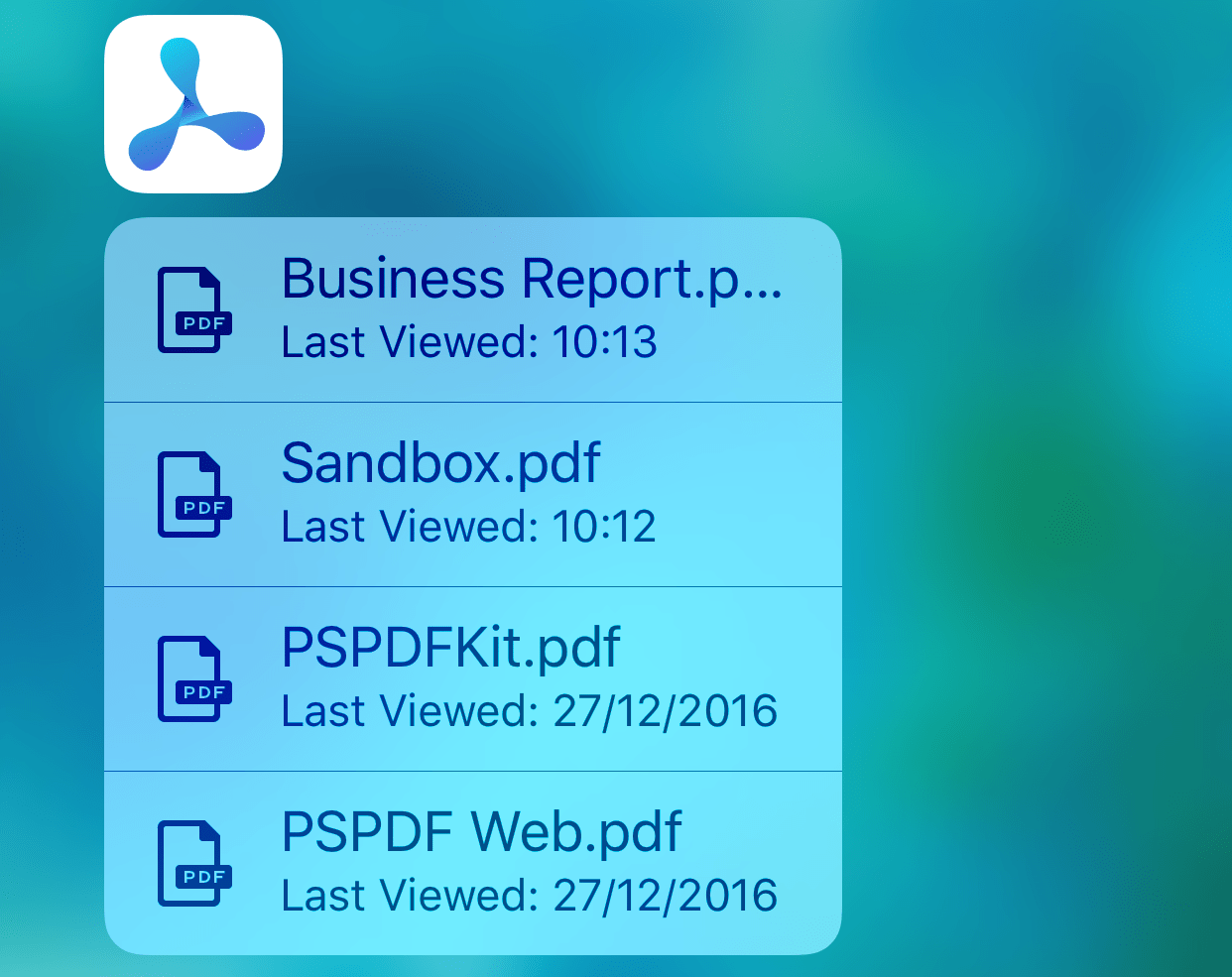 Quick Actions Without Widget