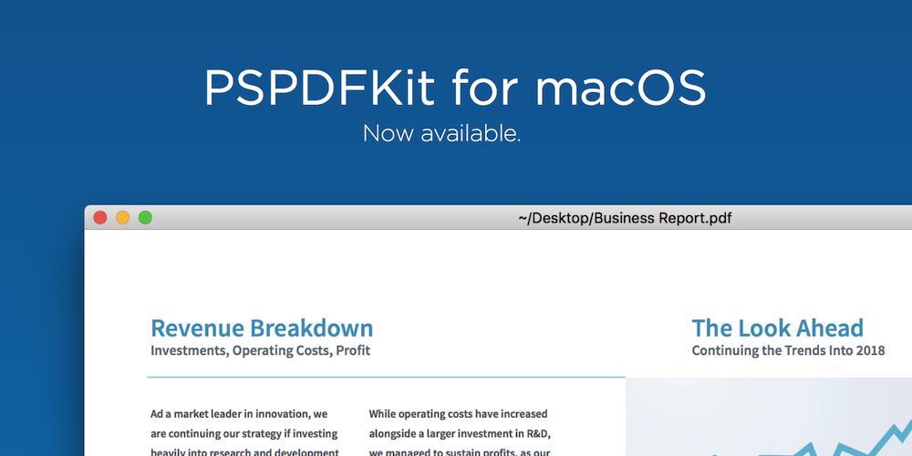 Illustration: PSPDFKit for macOS