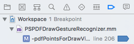 A regular breakpoint