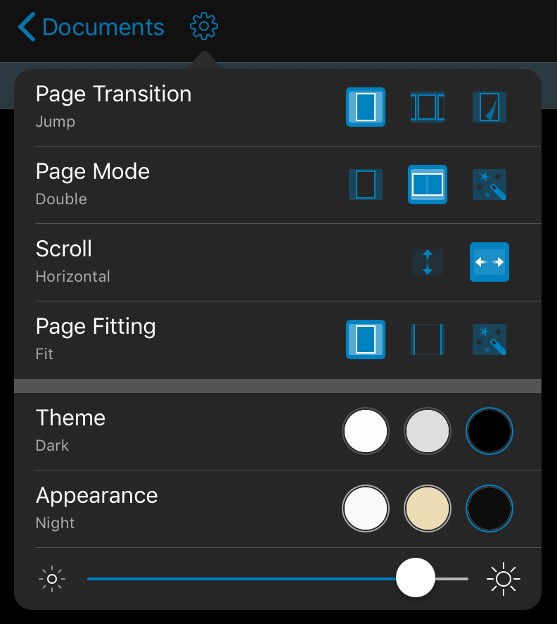 Settings Controller