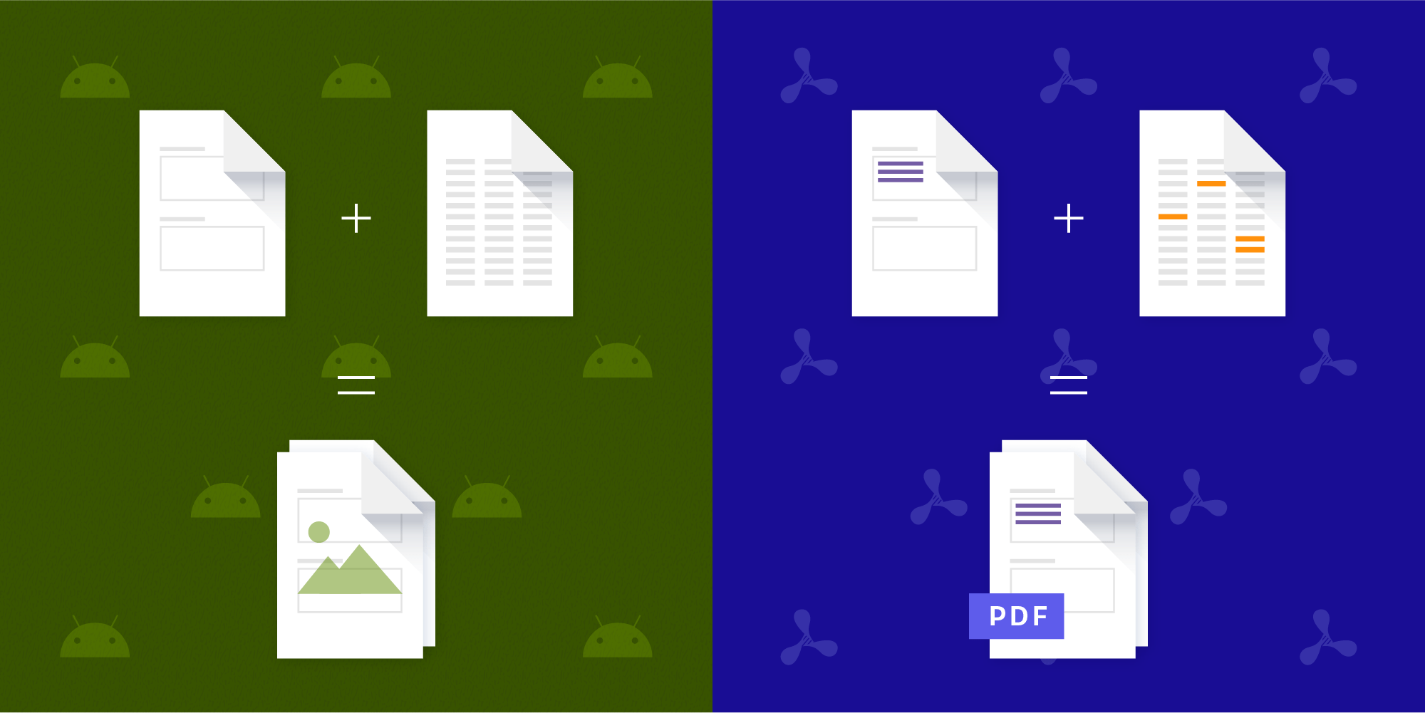 Illustration: Merge PDF Documents on Android