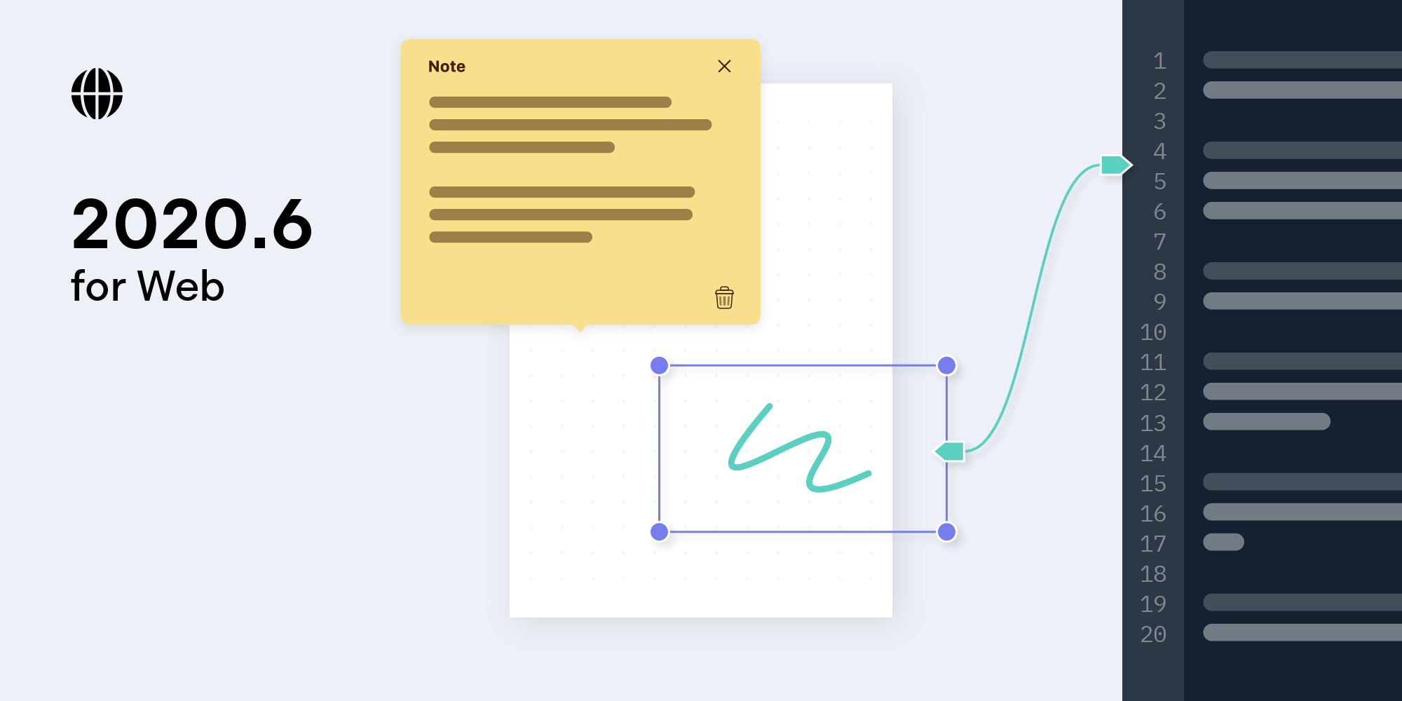 Illustration: PSPDFKit for Web: Annotation notes & accessibility