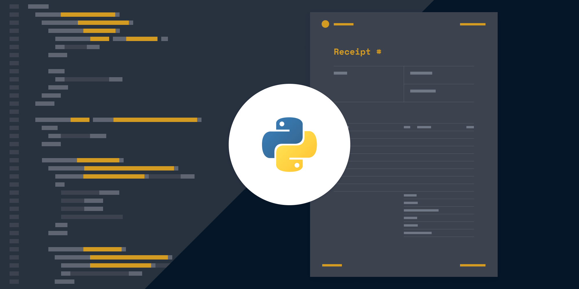 Illustration: Generate PDF receipts in Python