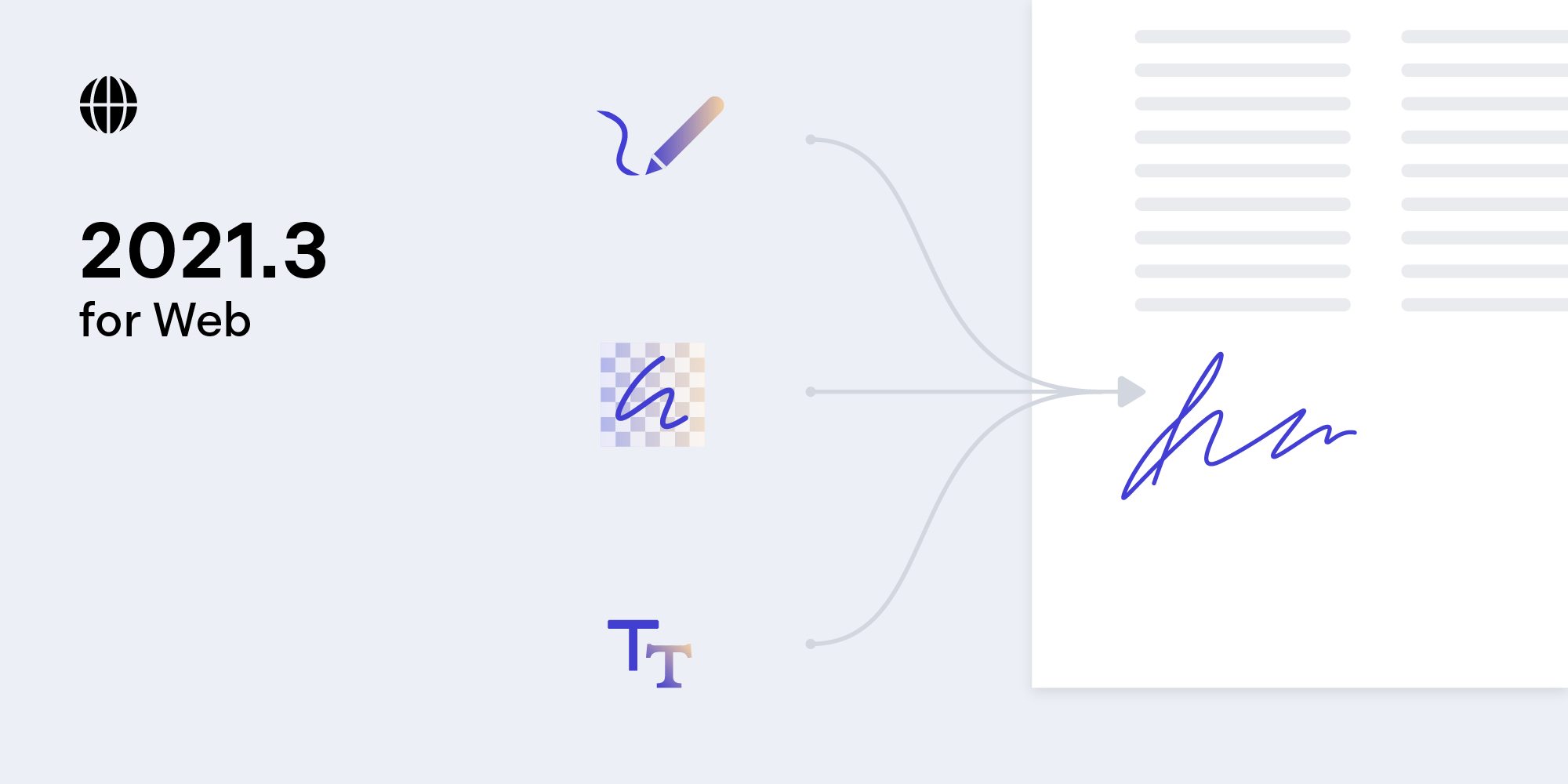 Illustration: PSPDFKit for Web 2021.3: Electronic Signatures